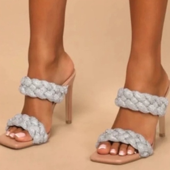 Steve Madden Shoes - Steve Madden Braided Rhinestone Heels